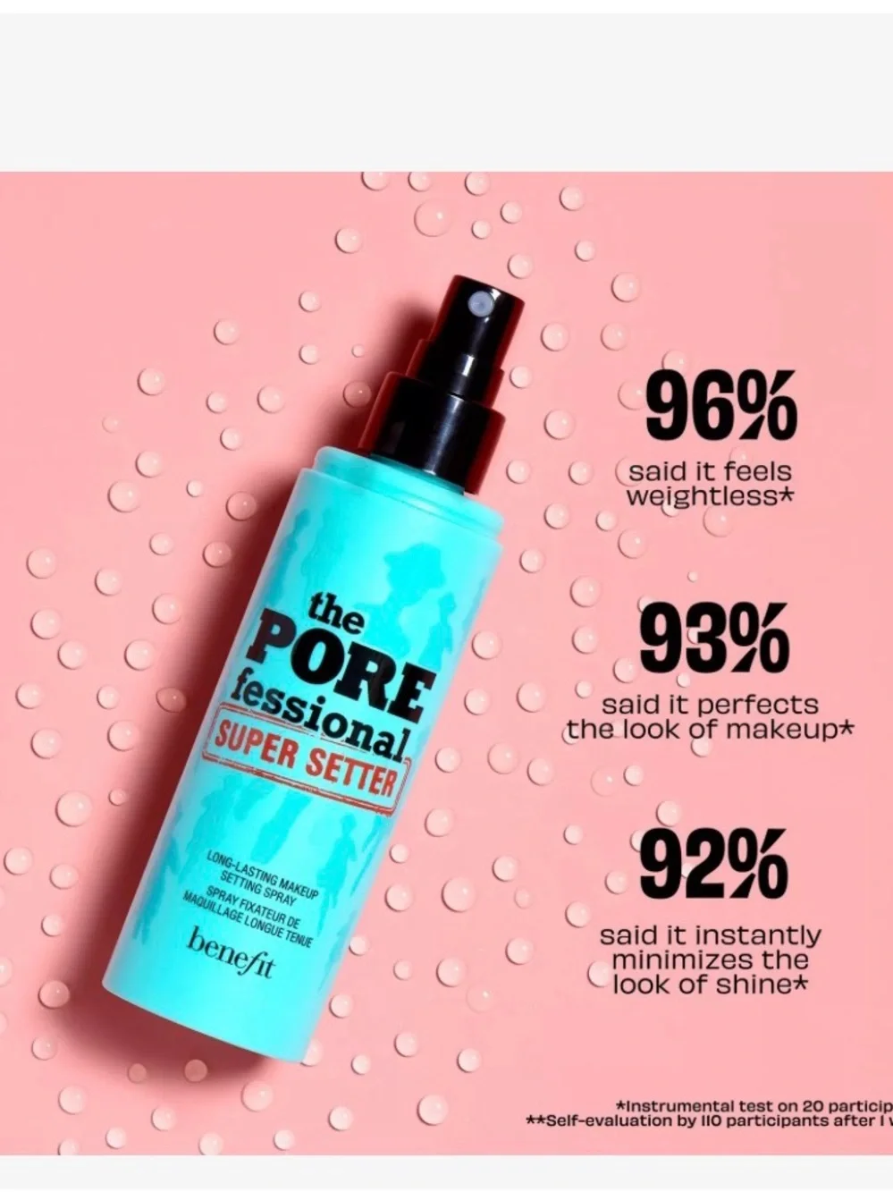 Benefit the POREfessional Super Setter Makeup Spray - 15 mL